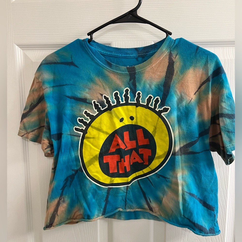 Nickelodeon All That Tie Dye Crop Top